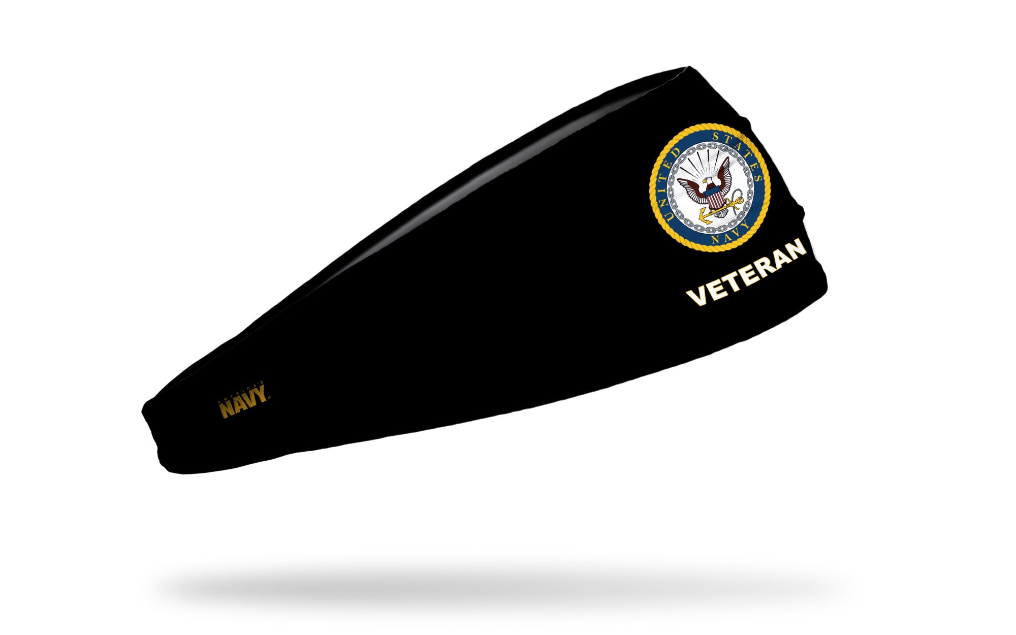 Veteran Big Bang Lite Headband - Navy Blue Adjustable Headband for Women & Men - Perfect for Sports, Workouts, and Everyday Use
