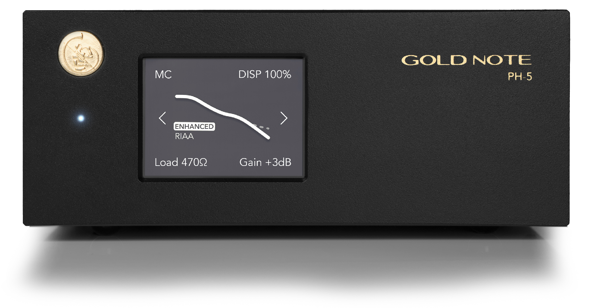 Gold Note PH 5 High-End Phono Stage Preamplifier - Audiophile Vinyl Record Player Preamp for Turntable Systems - Perfect for Home Audio & Hi-Fi Listening Rooms