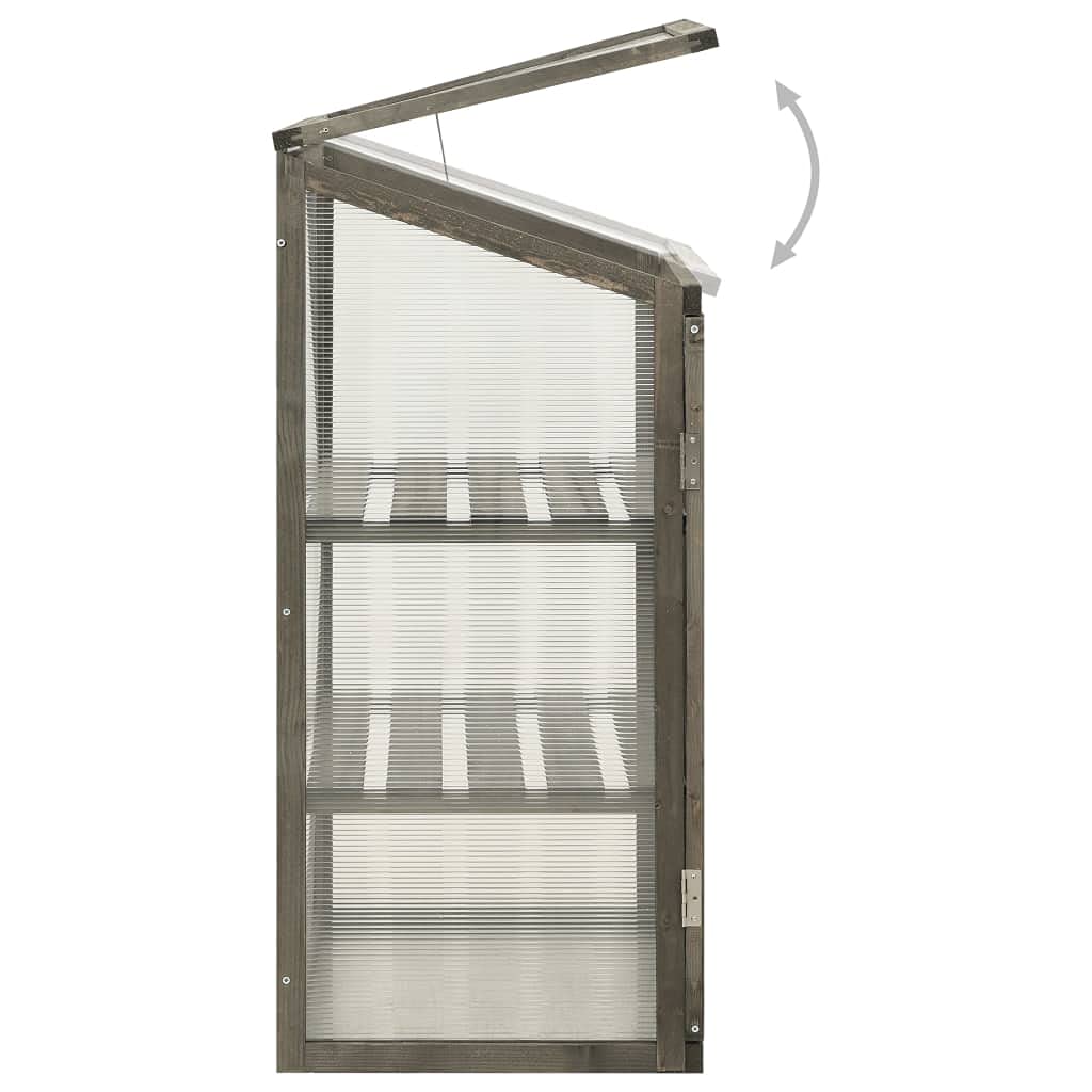 Fast Shipping 23.6x17.7x39.4 Inch Wooden Greenhouse for Outdoor Gardens - Compact Plant Growing House with Firwood Frame - Perfect for Seed Starting, Herb Cultivation & Small Plant Protection