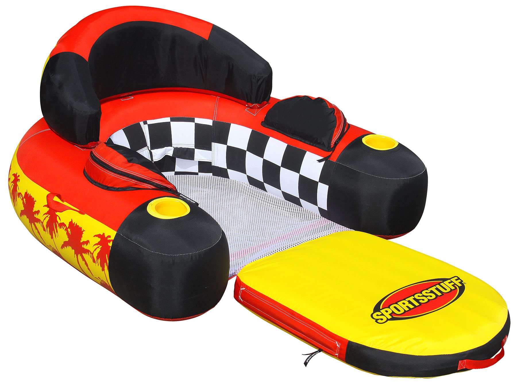Sportsstuff Siesta Lounge - Premium Floatable Water Lounge with Heavy-Gauge PVC Bladder & Durable Nylon Cover - Perfect for Pool, Lake, Beach Relaxation and Summer Fun