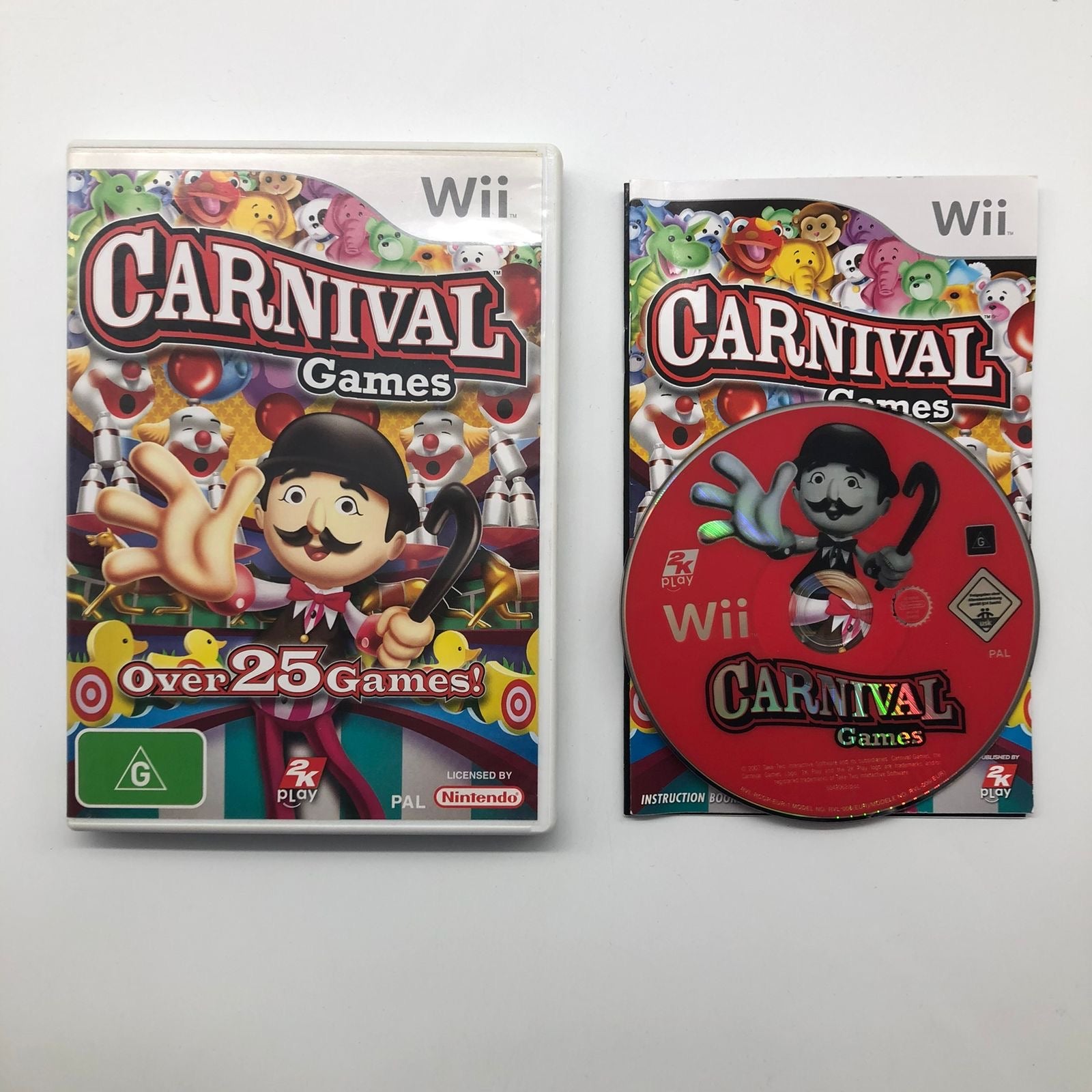 Best Carnival Games for Nintendo Wii - Fun Family Party Game with Manual (PAL Version) | Perfect for Birthday Parties & Game Nights