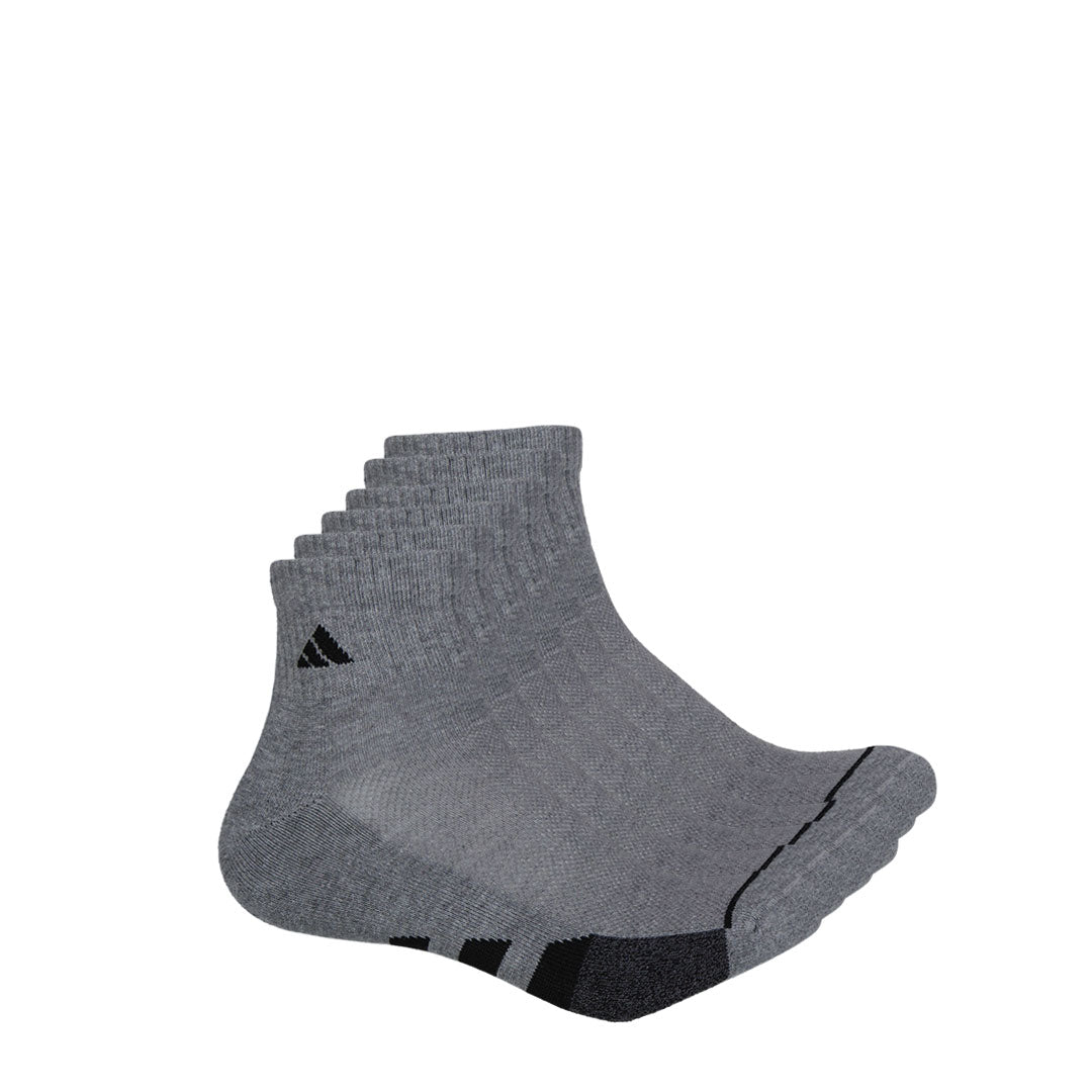 Adidas Men's Cushioned 6-Pack 1/4 Athletic Socks (GB7987) - Breathable Comfort for Running, Gym & Everyday Wear