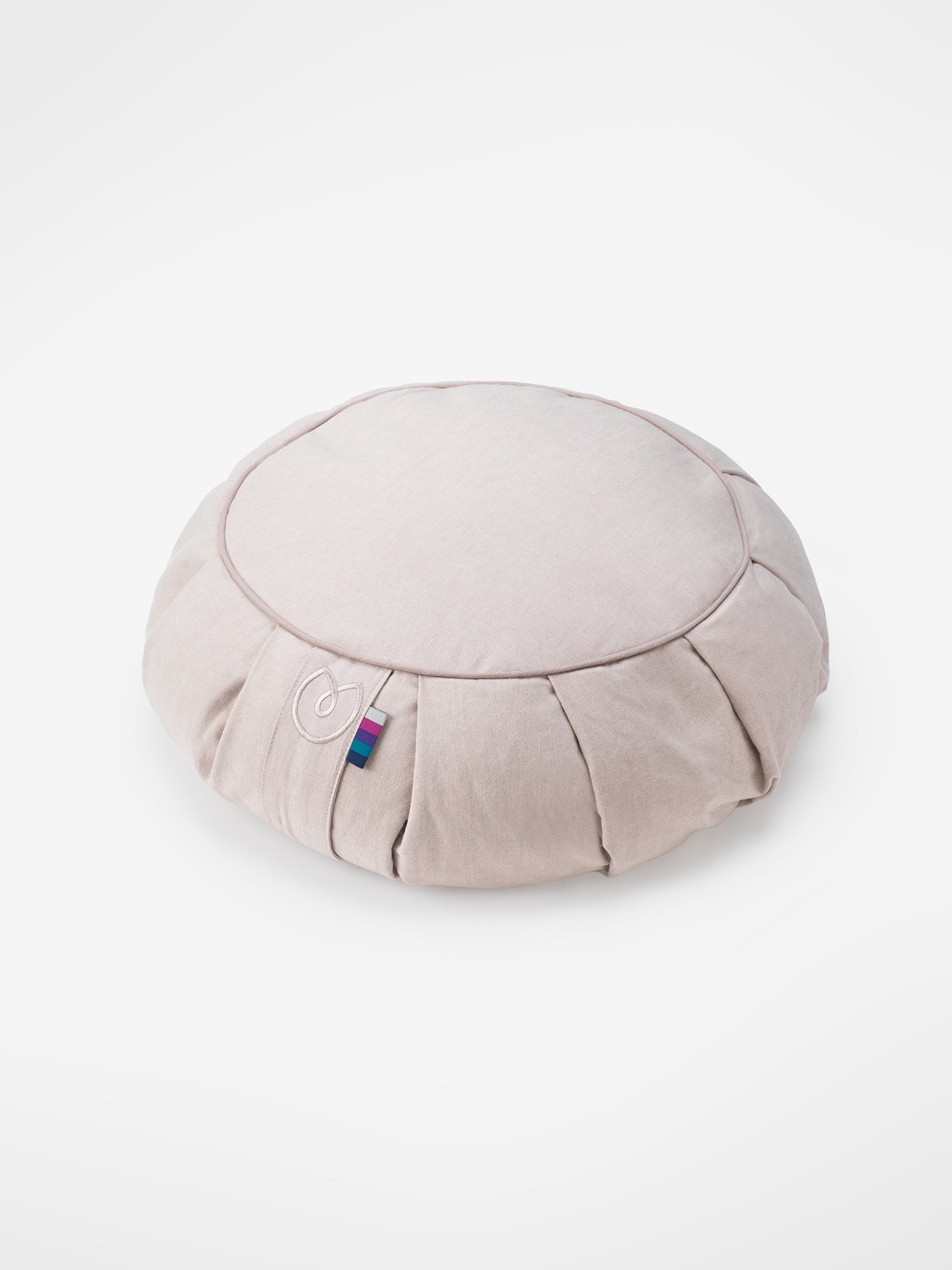 Organic Cotton Chambray Zafu Meditation Cushion by Yogamatters - Premium Yoga & Zen Sitting Pillow for Home Meditation, Yoga Practice & Relaxation