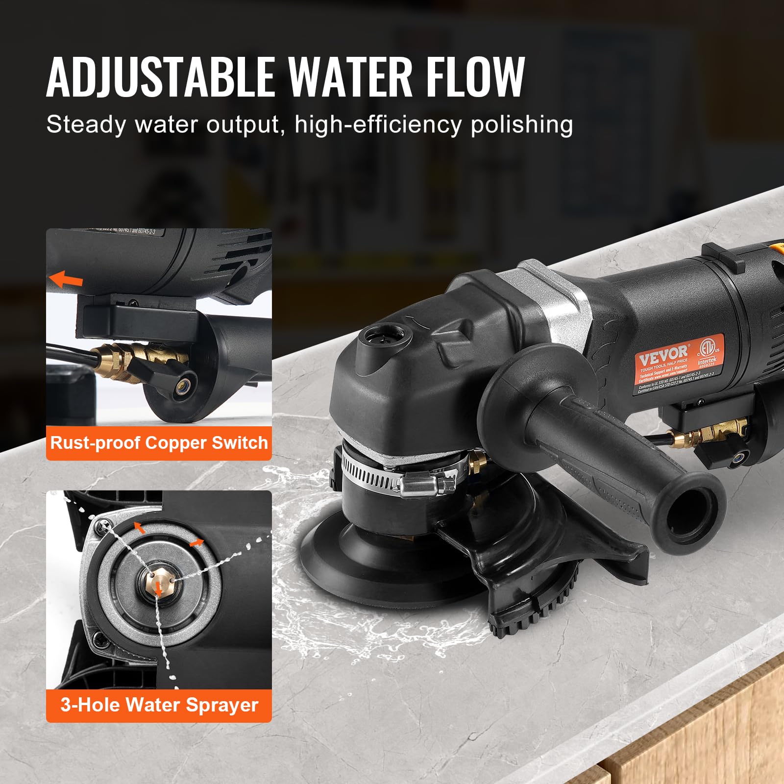 VEVOR 800W Wet Polisher - 4