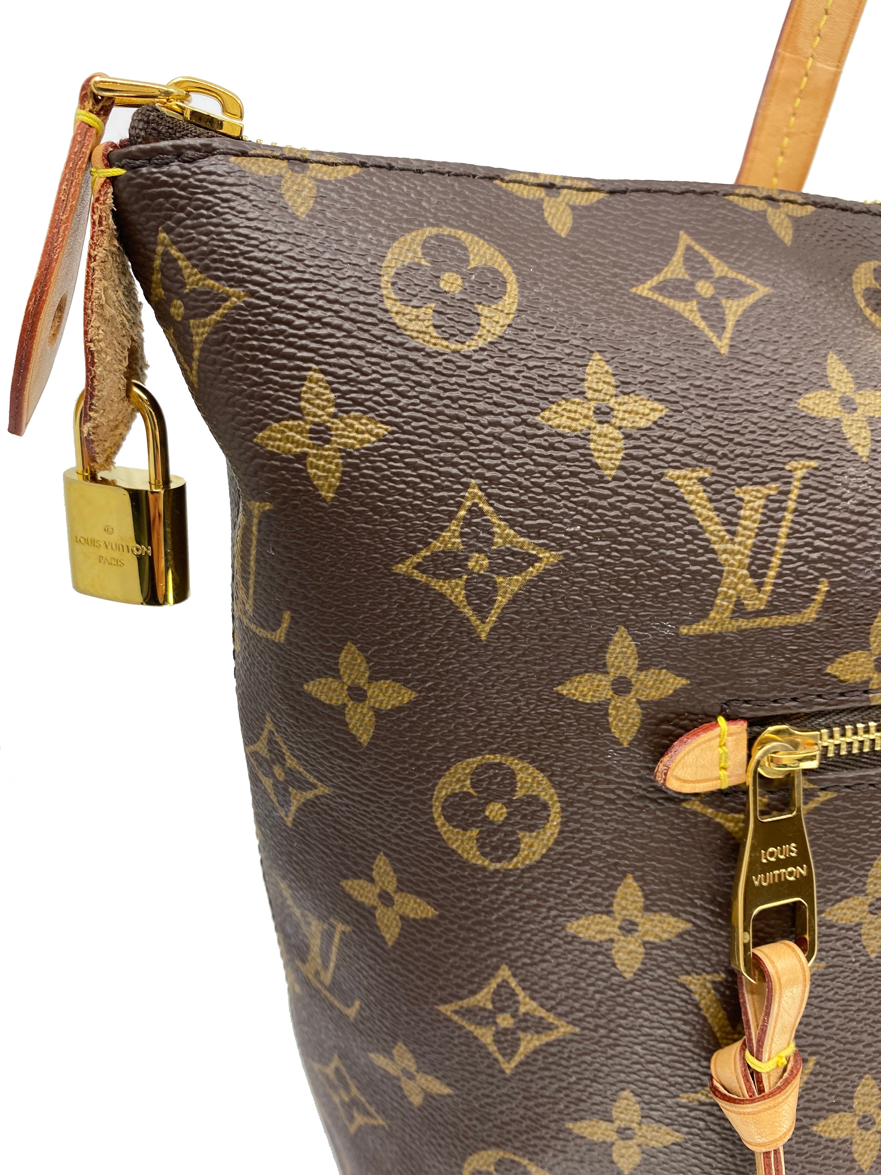 Authentic Louis Vuitton Monogram Canvas Iena MM Tote Bag - Luxury Designer Handbag for Women, Perfect for Work, Travel & Everyday Use