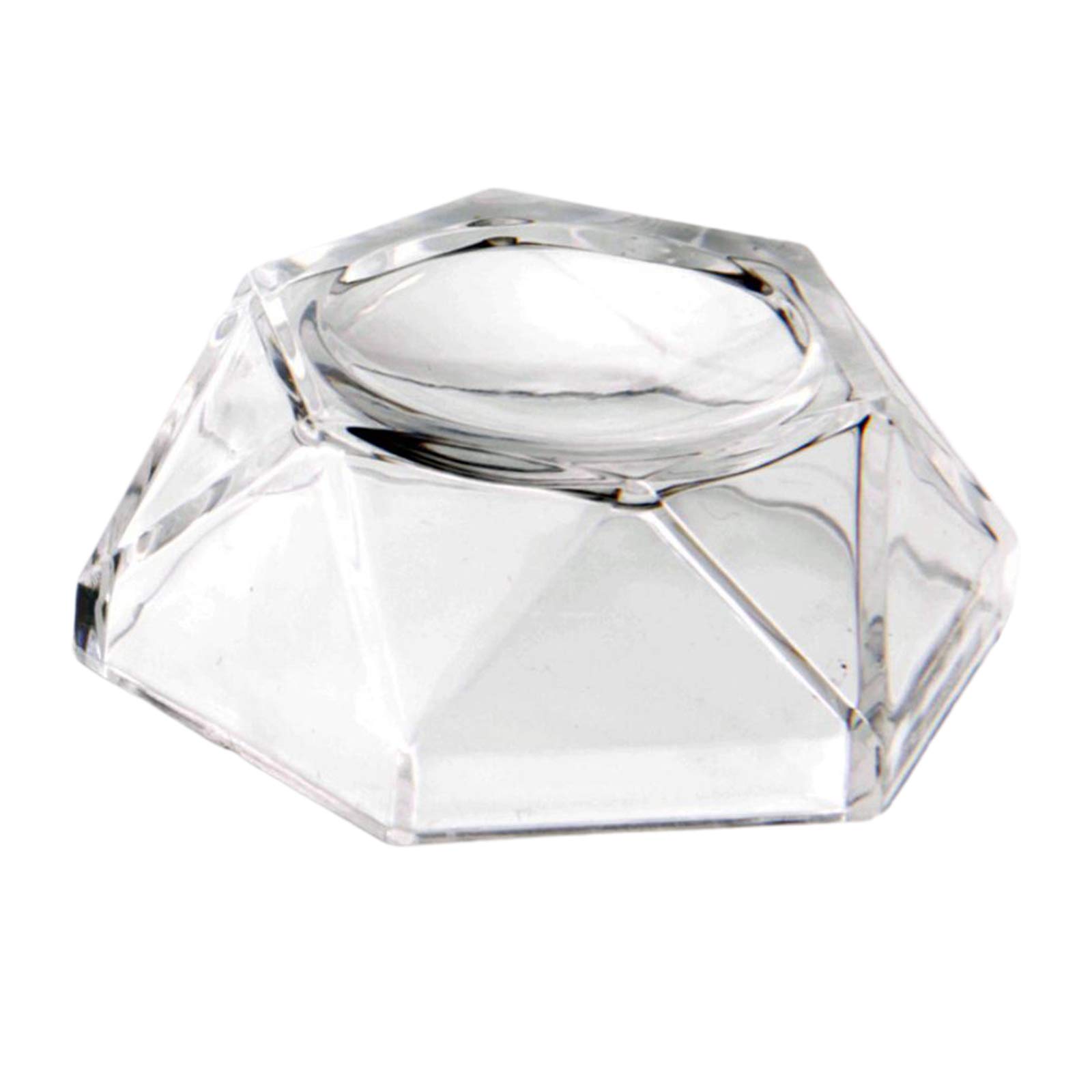 TOOYFUL Clear Acrylic Trapezoid Base Display Stand for Marble Balls - Large Size for Home Decor, Office Desk Organizer, and Collectible Showcase