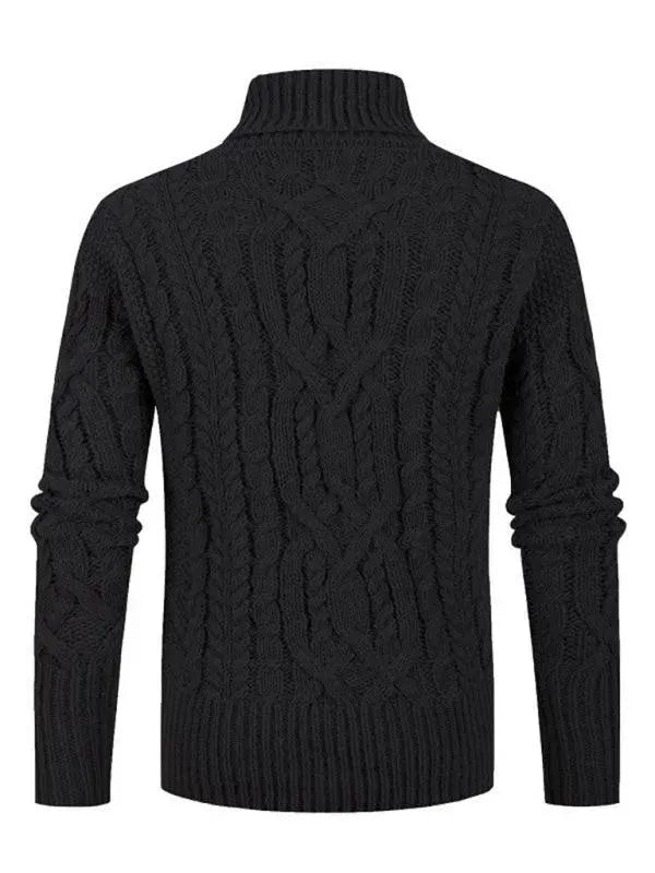 Men's Twist V-Neck Pullover Sweater - Soft & Stylish Knit Sweater for Casual Wear, Office, and Outdoor Activities