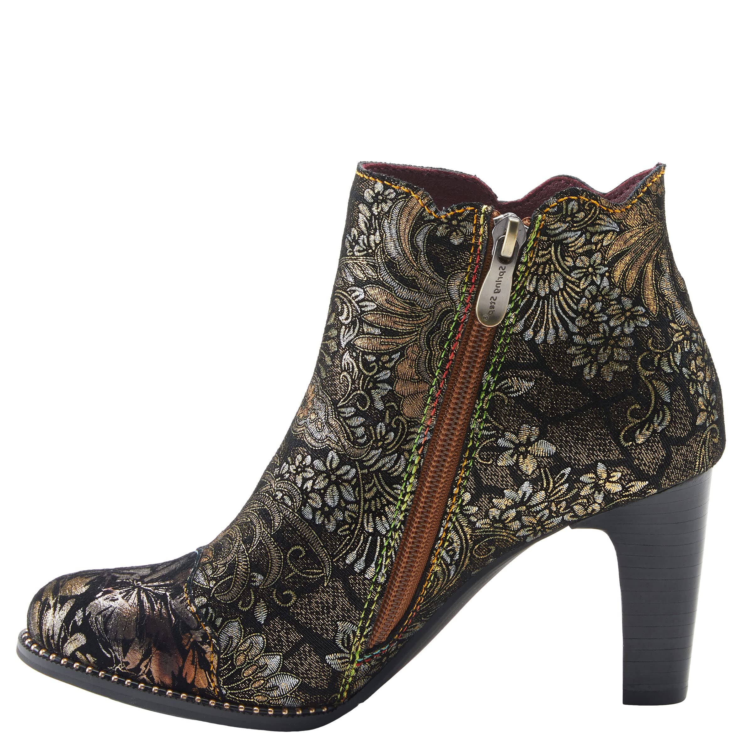 L'Artiste by Spring Step Women's Smokin Hot Fashion Boots - Stylish Ankle Booties for Women, Comfortable Heeled Boots for Casual Outings & Date Nights
