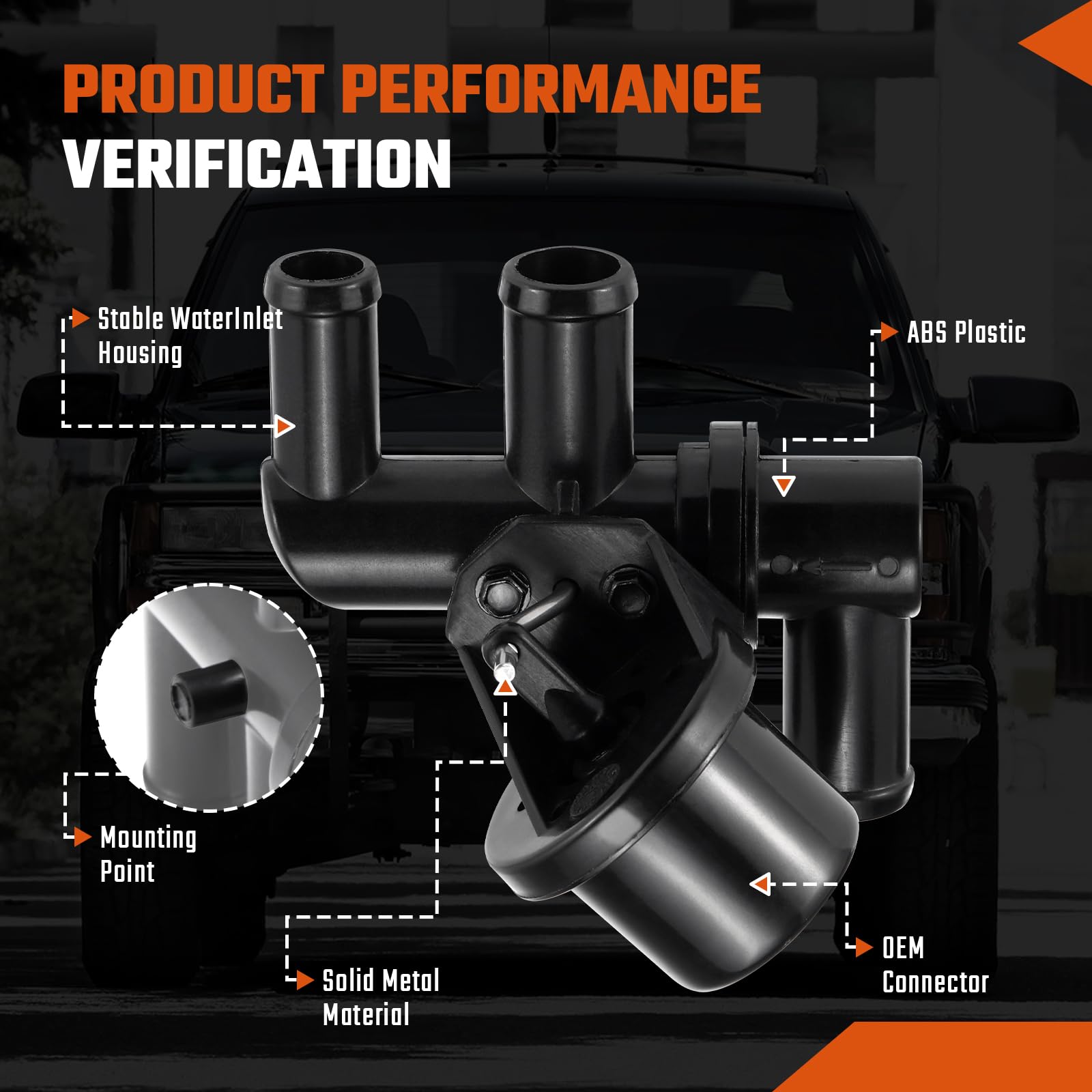 Heater Control Solenoid Valve Compatible with Cadillac Escalade, Chevy, GMC C1500 Express K1500 Silverado Suburban Tahoe Savana Sierra Yukon XL - Perfect for HVAC System Repair & Winter Heating Maintenance