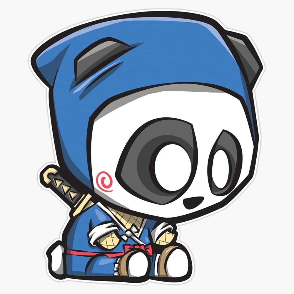 NINJA PANDA Flexible Reusable Car Magnet Bumper Sticker - 5