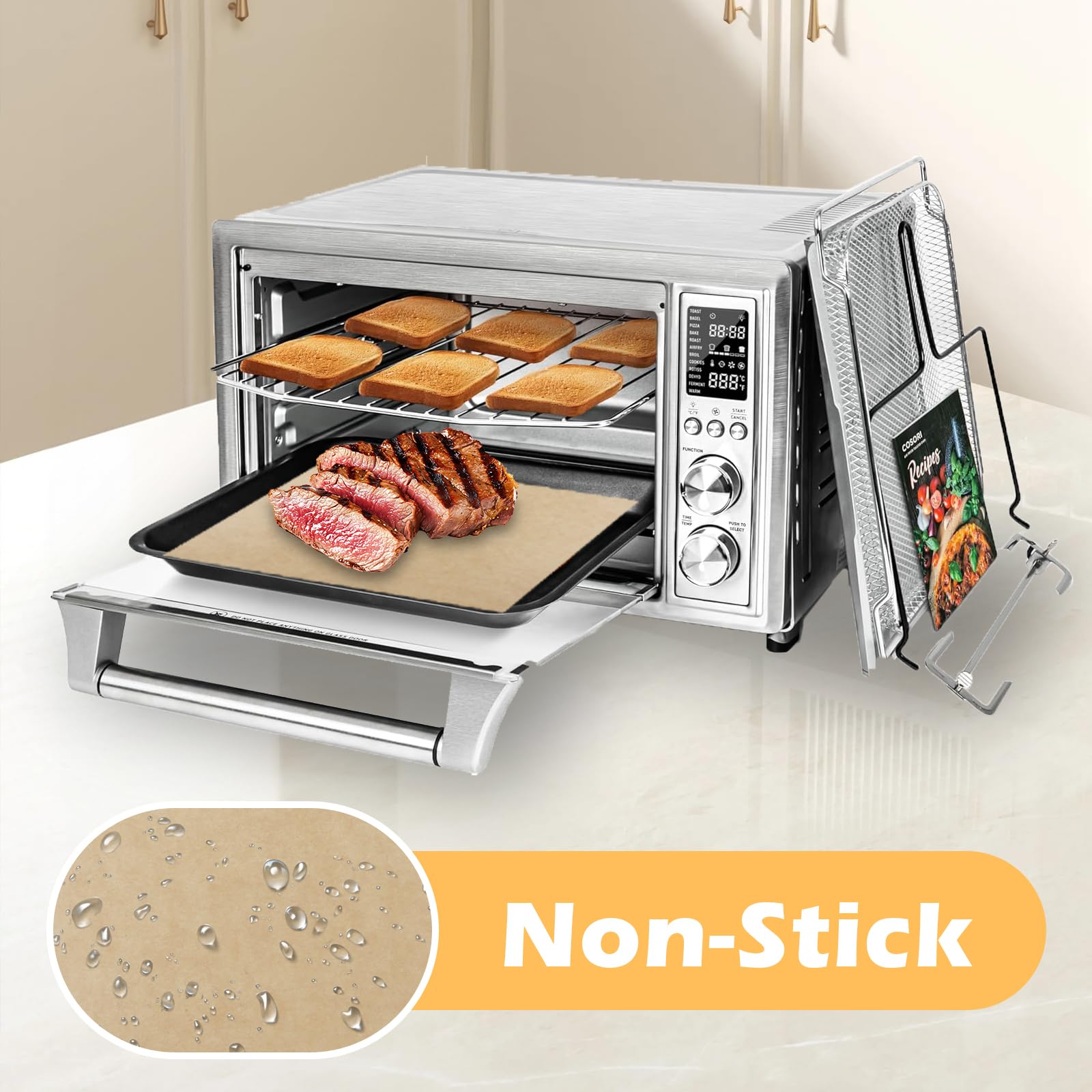 110PCS Unbleached Air Fryer Liners - 13