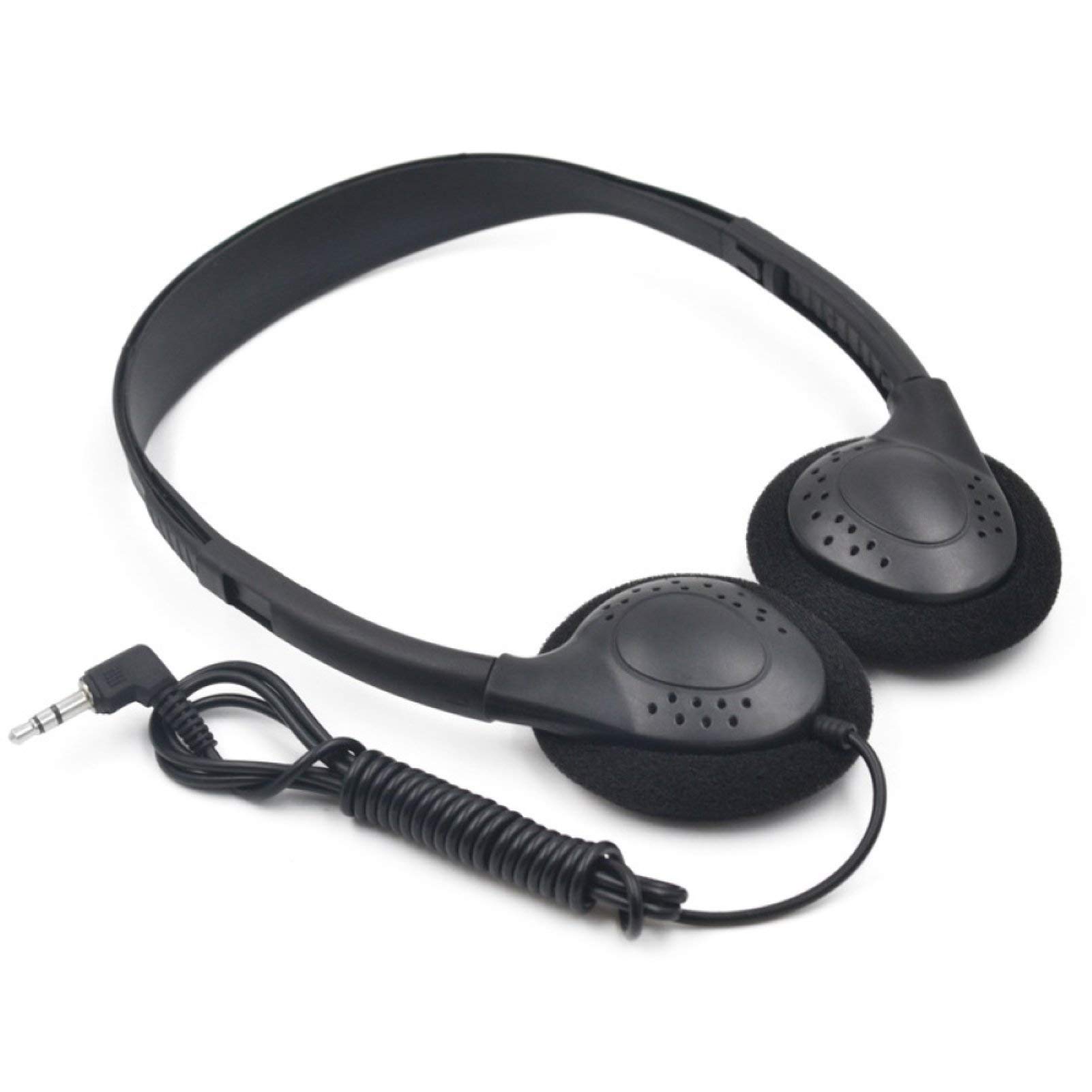FOReverweihuajz Gaming Headset with Hi-Fi Stereo Sound, 3.5mm Wired Over-Ear Headphones with Soft Earmuffs - Compatible with PC, Laptop, TV, Smartphone (Black) - Perfect for Gaming, Music, Movies & Online Meetings
