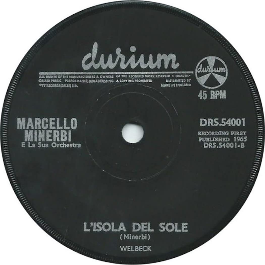 Zorbas Dance - Marcello Minerbi 7 Inch 45 RPM Vinyl Record - Perfect for Greek Music Lovers & Retro Dance Parties