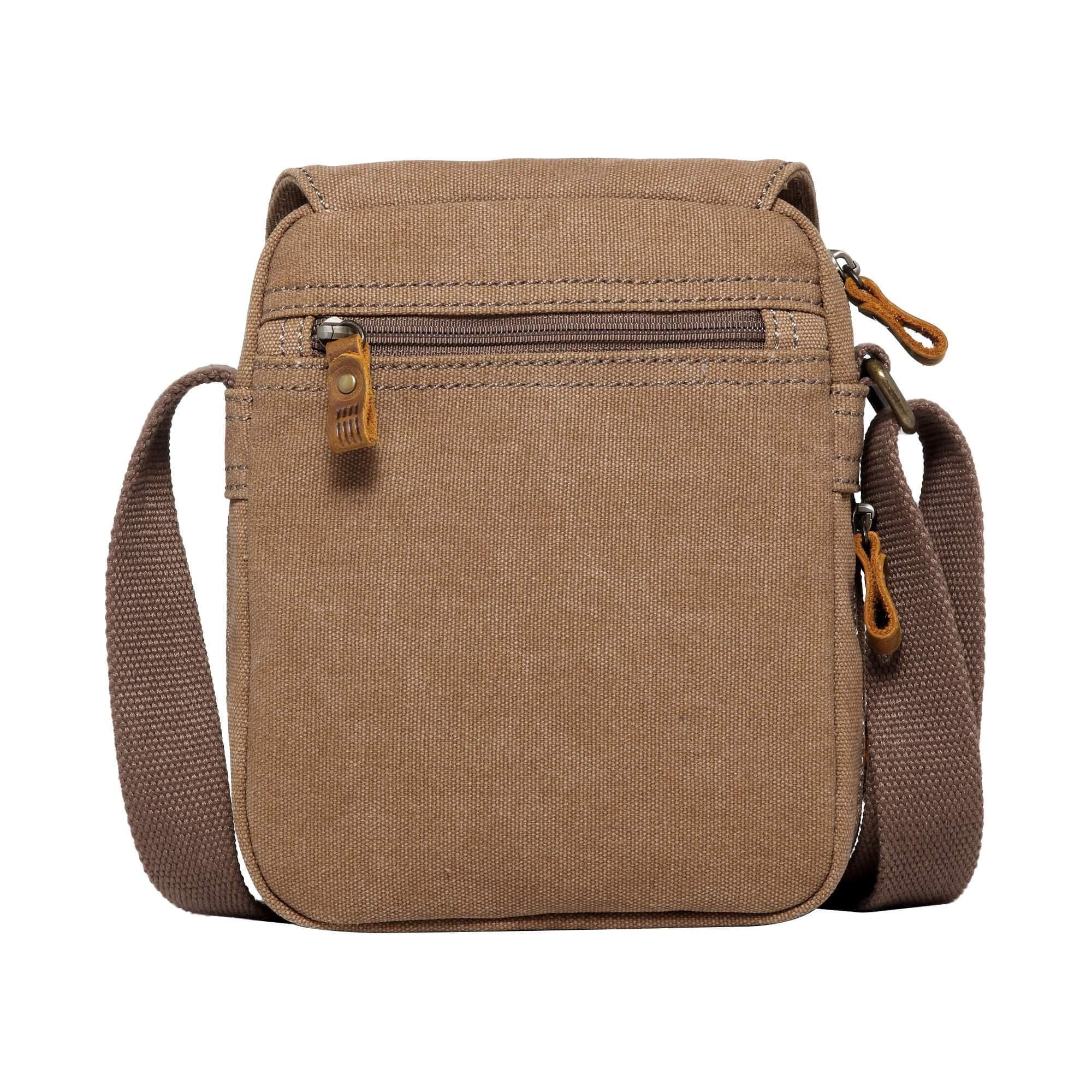 TRP0239 Troop London Classic Canvas Crossbody Bag - Stylish & Durable for Travel, Work & Everyday Use
