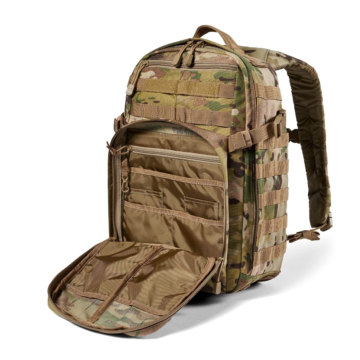 5.11 Tactical Rush 24 2.0 Backpack for Men & Women - Durable Military-Grade 37L Rucksack for Hiking, Travel, Work & Everyday Carry (EDC)