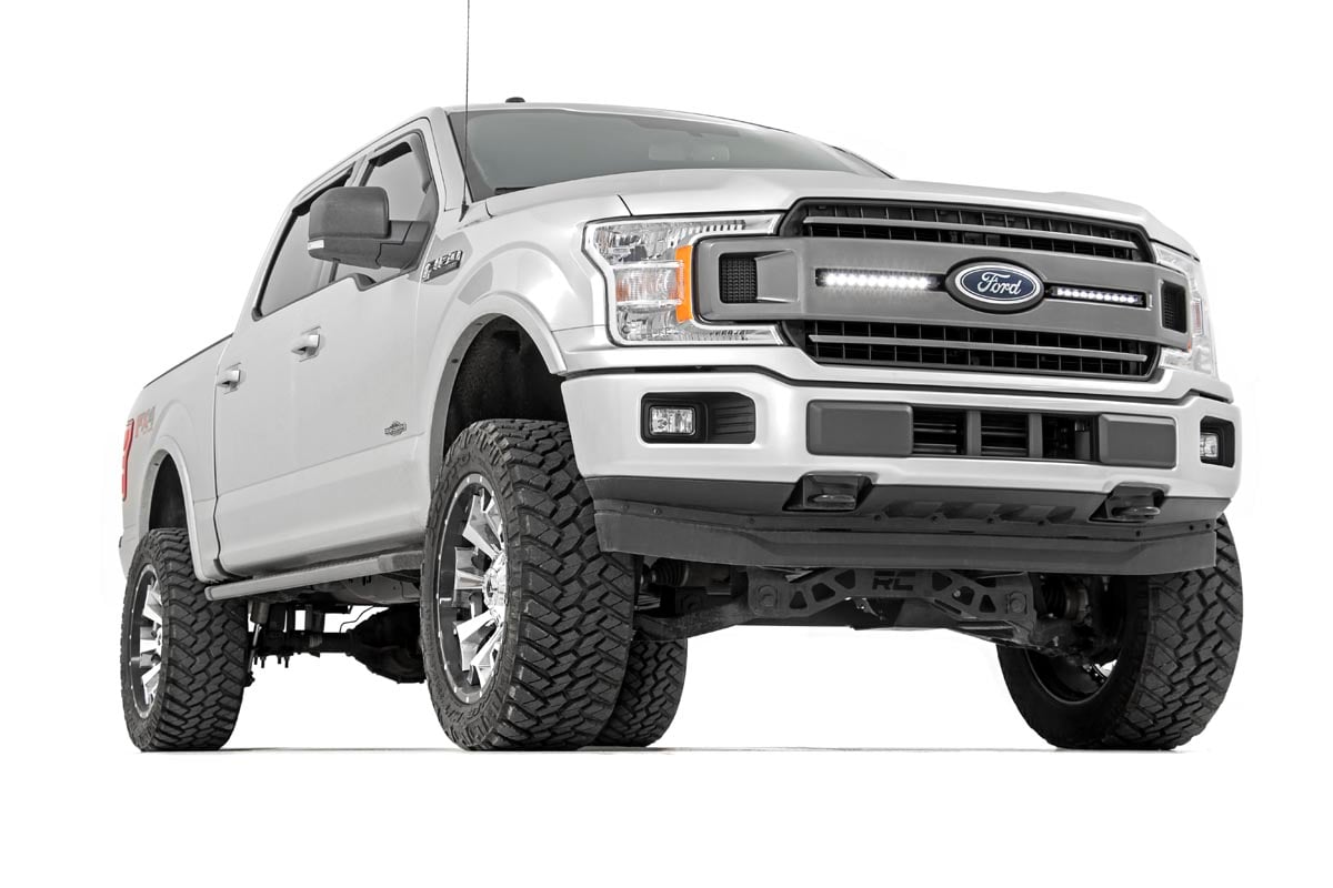 10 Inch Chrome Series LED Light Bar - Slim Line Design, Pair (70410A) | Waterproof Off-Road Lighting for Trucks, Jeeps, ATVs & Marine Boats