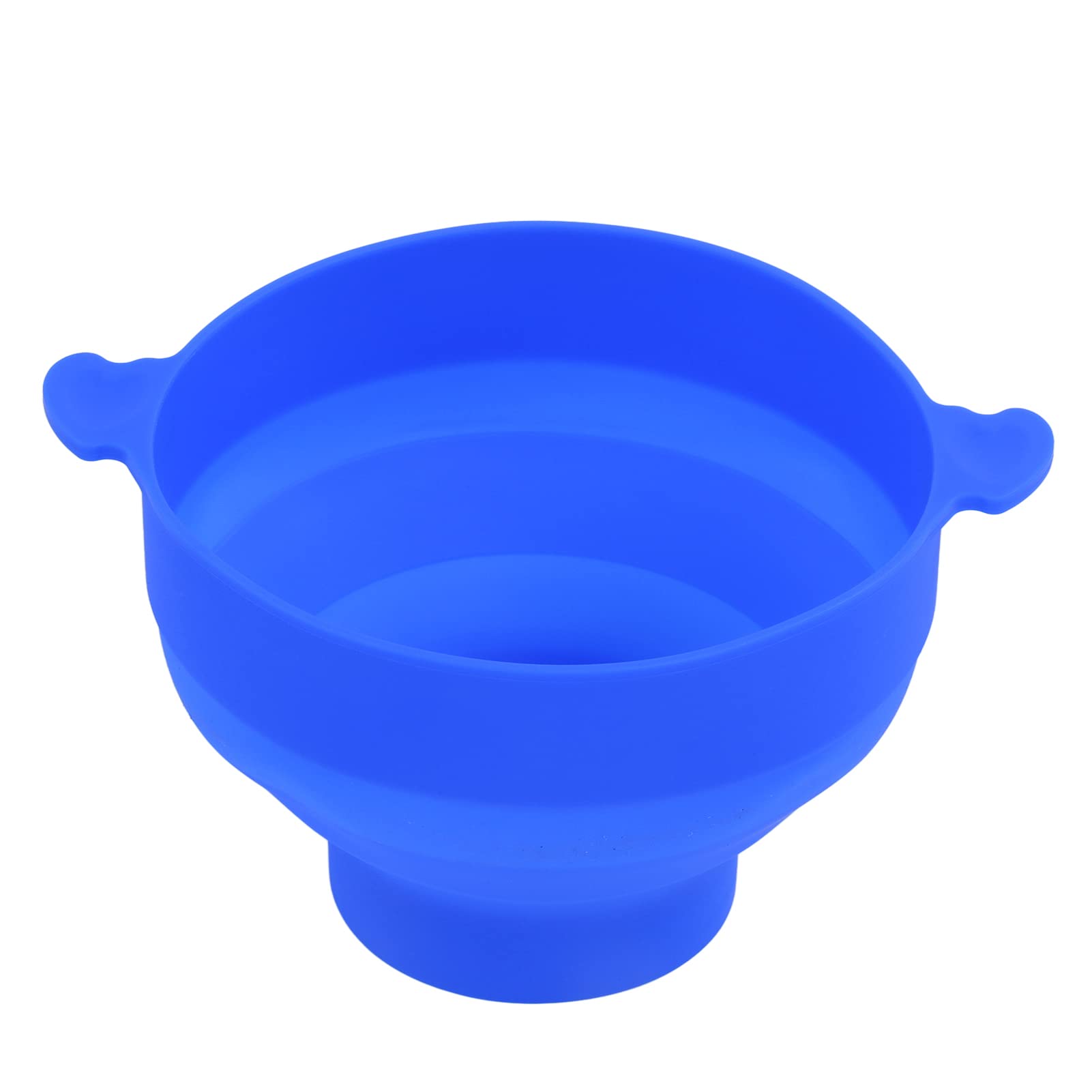 Microwave Safe Silicone Popcorn Bowl with Lid - Foldable, BPA-Free, Heat Resistant Popcorn Maker for Movie Nights & Family Gatherings (Dark Blue) - Perfect for Home Theater, Parties & Snack Time