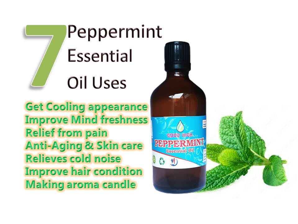 100% Pure Natural Organic Peppermint Essential Oil - Undiluted Therapeutic Grade Aromatherapy Oil for Diffusers, Massage & Skin Care - 50mL Bottle for Relaxation & Stress Relief