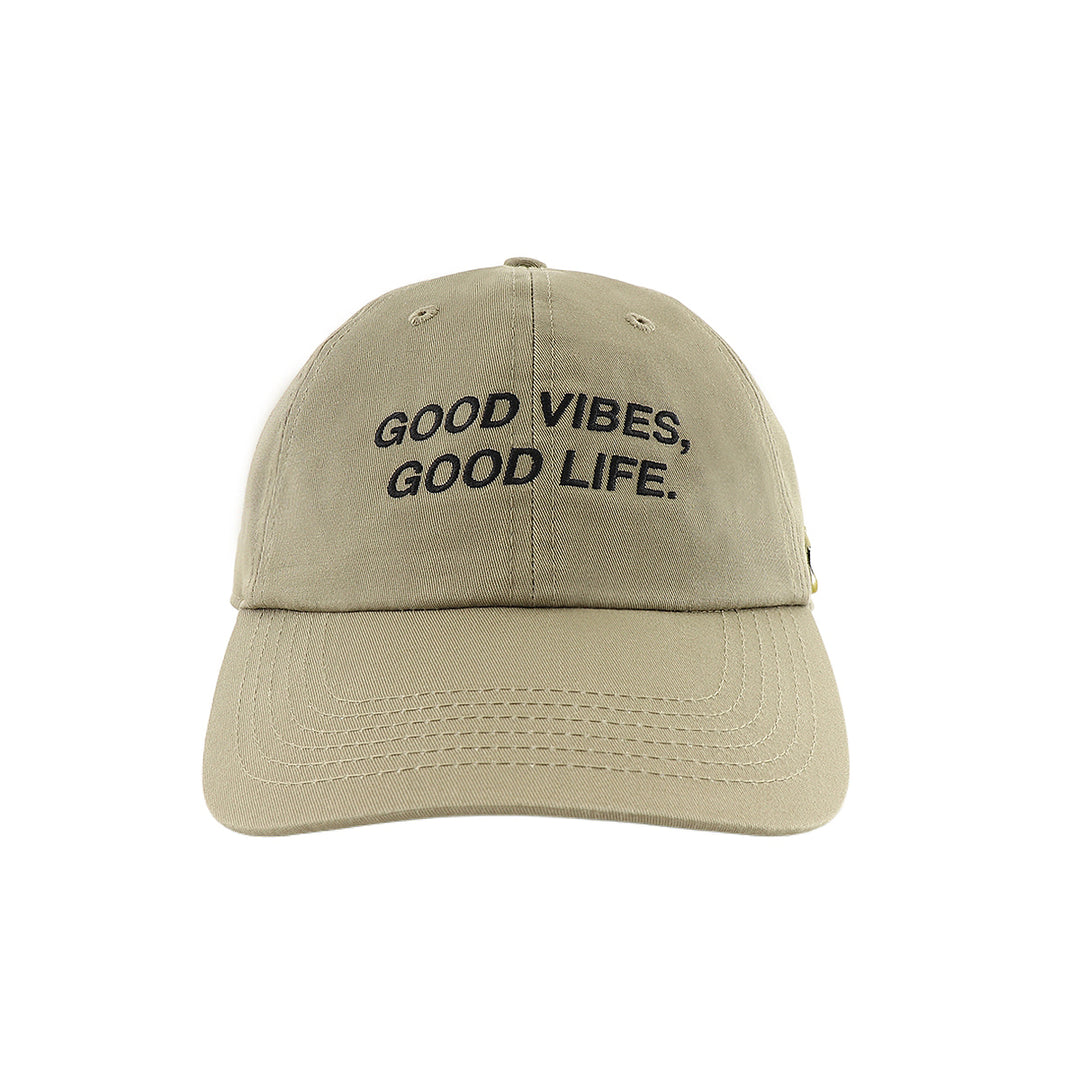 ASUSL GOOD VIBS Dad Hat - Stylish Adjustable Baseball Cap for Men & Women - Perfect for Casual Outfits, Outdoor Activities & Sports