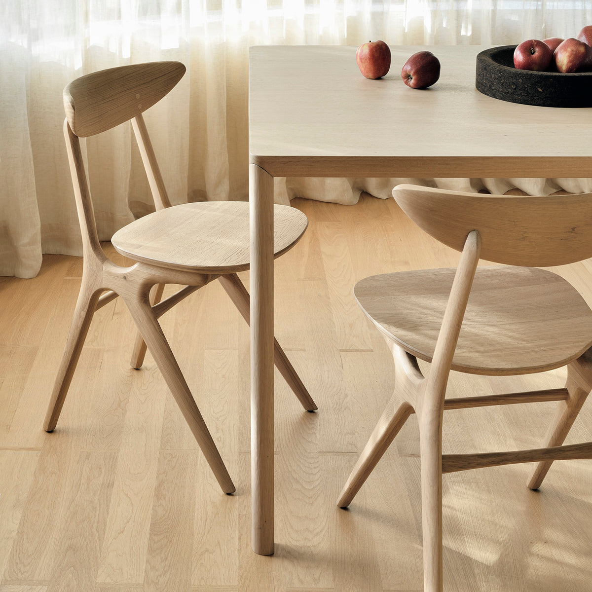 Modern Glass Air Dining Table - Elegant & Lightweight for Small Spaces - Perfect for Apartments, Kitchens, and Outdoor Patios