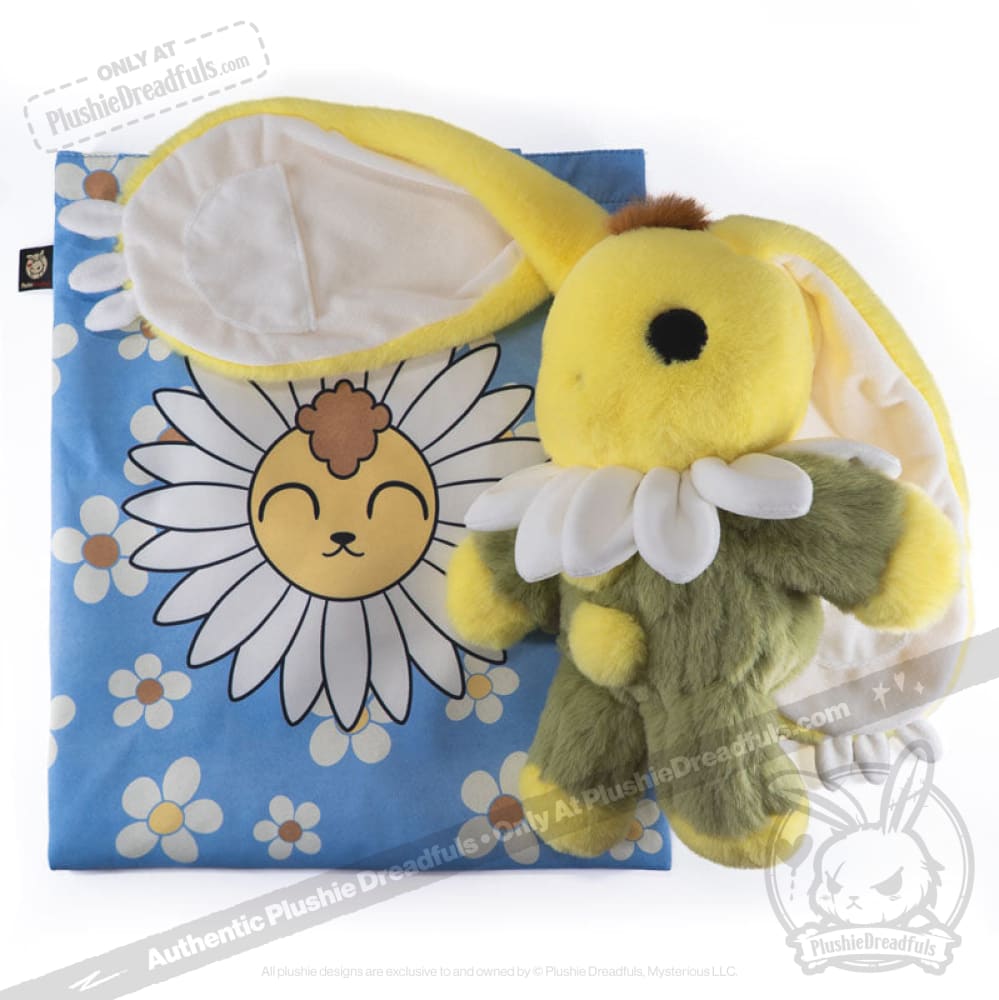 Plushie Dreadfuls Daisy Rabbit Stuffed Animal Toy - Soft Cute Bunny Plush for Kids, Gift, Nursery Decor & Anxiety Relief