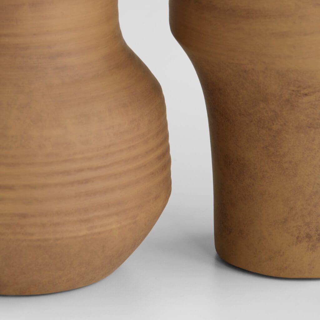 Cyan Design 11471 Amphora Vase - Handcrafted Brown Ceramic Vase for Home Decor, Wedding Centerpiece, and Tabletop Display