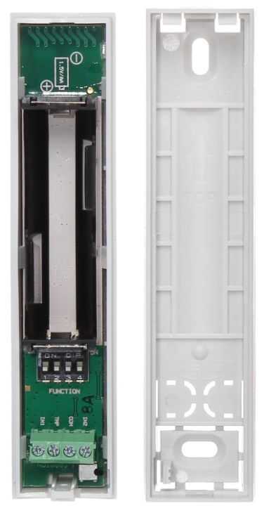 JA 150M Wireless Magnetic Contact Sensor with 2 Inputs - Smart Home Security & Window/Door Alarm System for Home & Office Protection