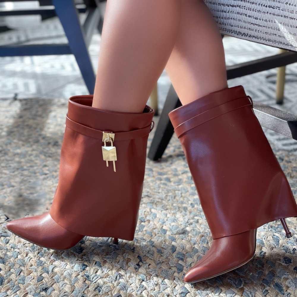 Britney Pull On Boots for Women - Comfortable & Stylish Ankle Boots with Side Zipper - Perfect for Casual Outfits, Work & Fall Fashion