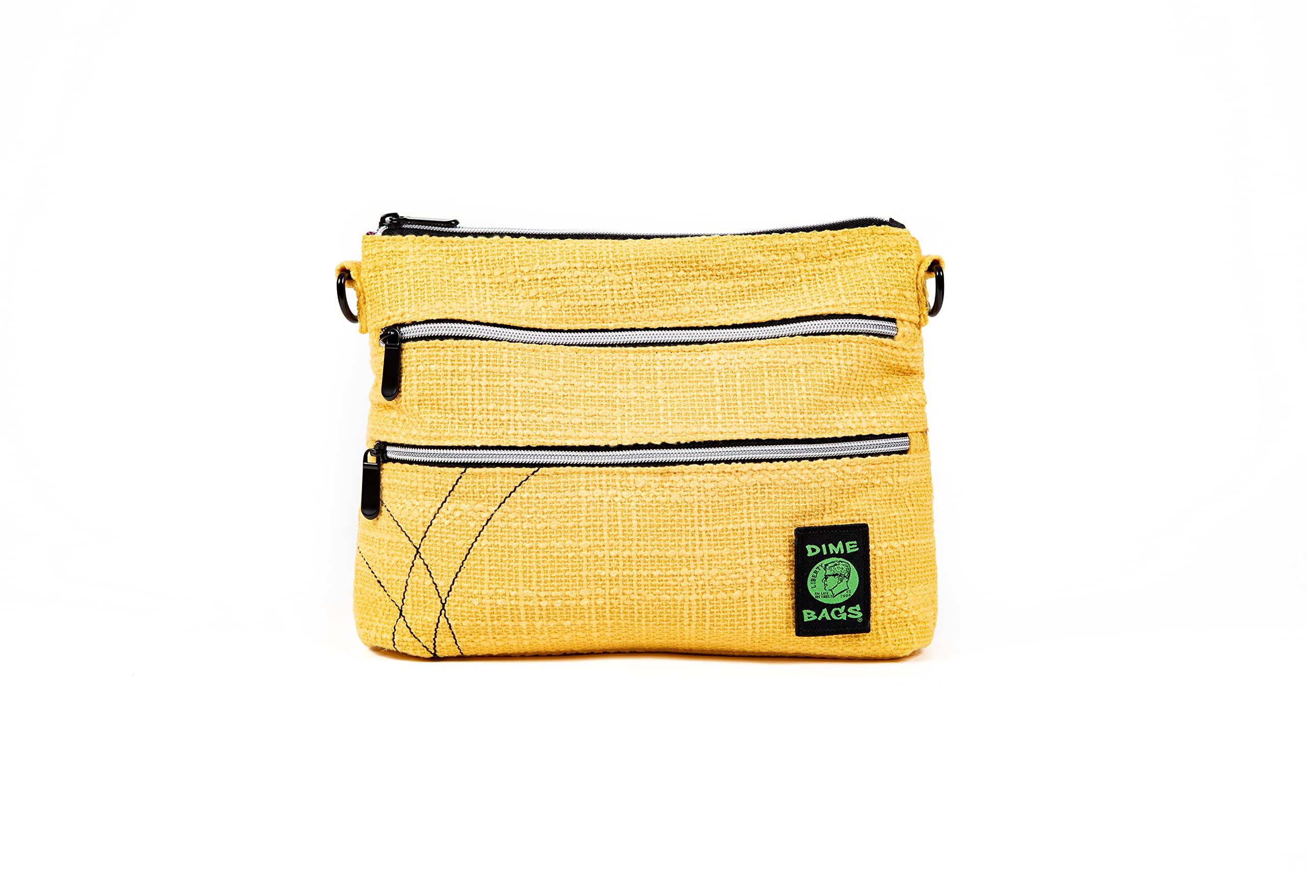 DIME BAGS - Ellie Paisley Hemp Shoulder Bag & Crossbody Purse with Custom Lining | Eco-Friendly Vegan Clutch for Travel, Music Festivals & Daily Use