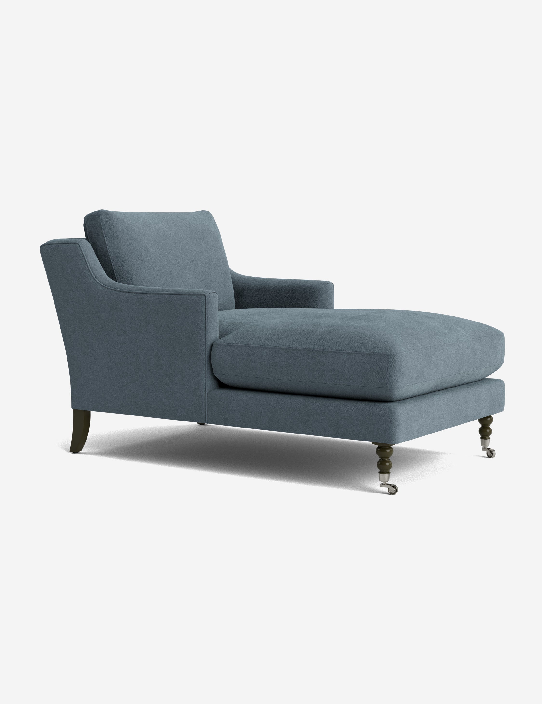 Fabienne Chaise Lounge Chair - Modern Accent Chair for Living Room, Bedroom & Office - Stylish Mid-Century Design with Upholstered Seat and Wooden Legs - Perfect for Relaxing, Reading & Home Decor