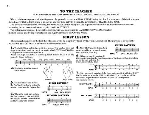 Teaching Little Fingers to Play - Beginner Piano Book with Audio CD | Perfect for Kids Music Lessons & Early Childhood Education