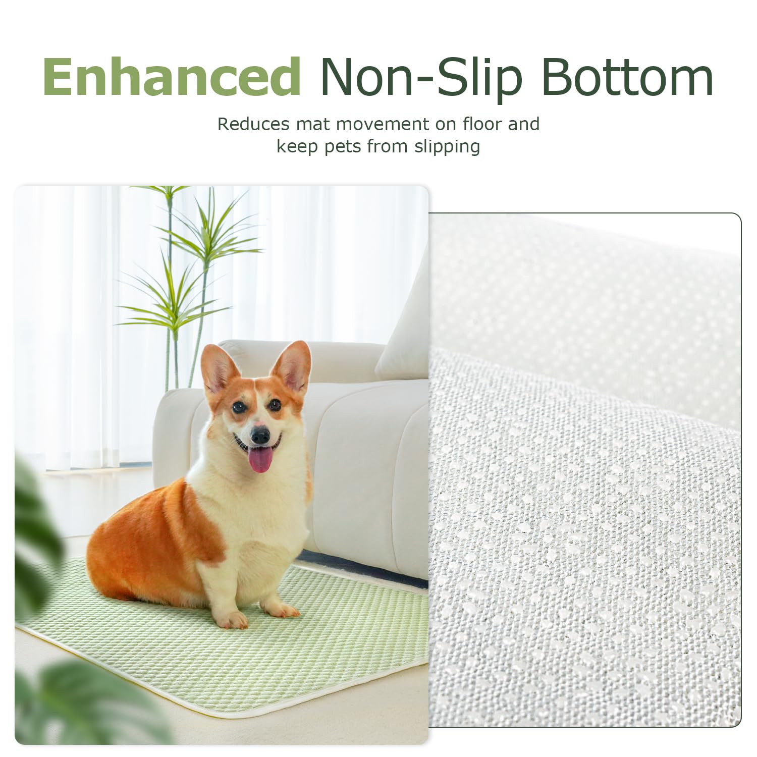 Mora Pets Dog Cooling Mat - Breathable Washable Cooling Pad for Dogs & Cats - Non-Slip Pet Mat for Indoor & Outdoor Use - 28 x 22 Inch Small - Perfect for Hot Weather, Travel, and Home Comfort