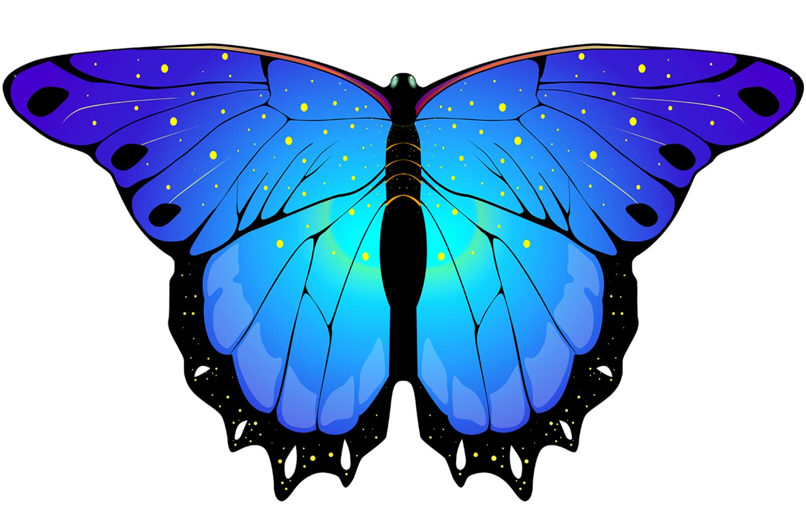 iROLEWIN Butterfly Wings for Kids - Toddler Dress Up Costume Wings for Girls & Boys, Bug Themed Play Toy, Party Favors - Perfect for Halloween, Birthday Parties & Pretend Play