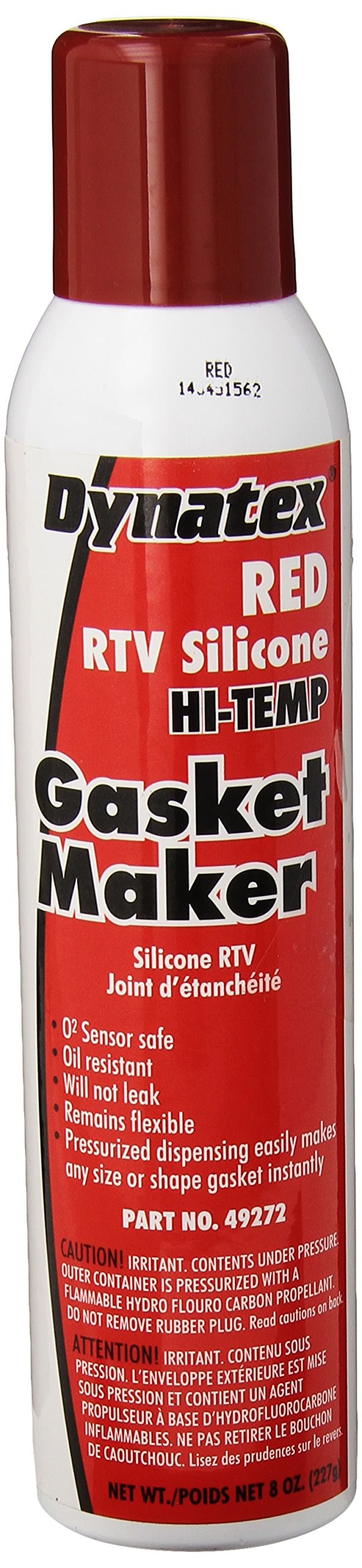 High-Temperature RTV Silicone Gasket Maker (8 oz, Red) - Heat Resistant up to 650°F - Low Volatile Formula for Automotive, Marine & Industrial Use - Perfect for Engine Gaskets, Exhaust Repairs & DIY Projects