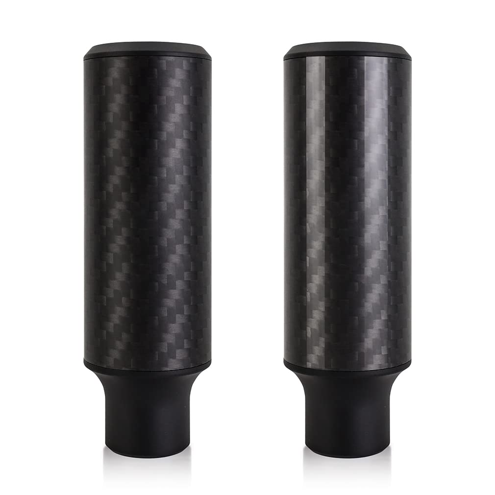 Mishimoto Lightweight Carbon Fiber Shift Knob - 95mm Tall Glossy Finish for Enhanced Grip & Racing Performance - Perfect for Sports Cars & Manual Transmission Vehicles