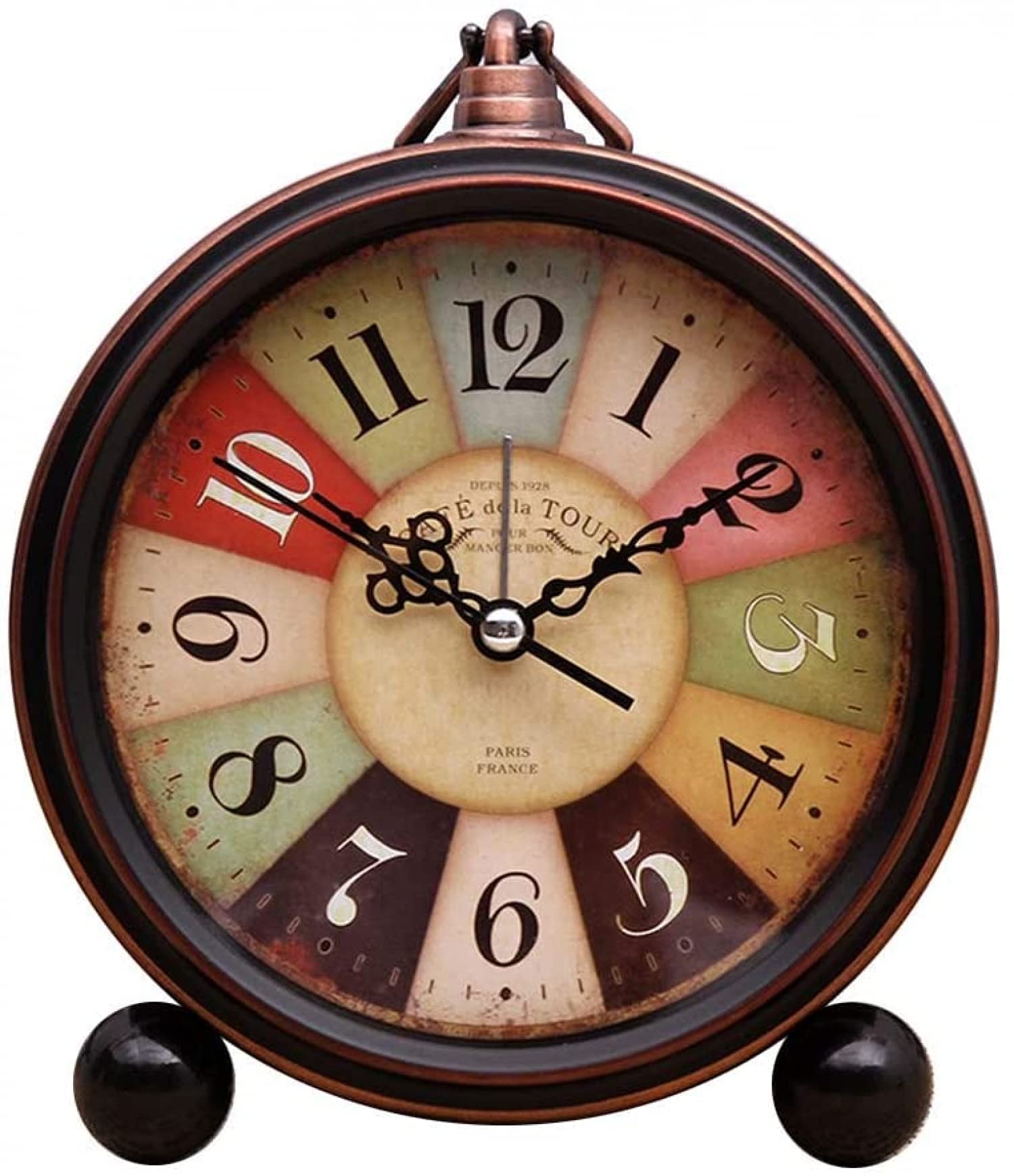 Modern Silent Digital Mantle Clock - 15×13.5cm Black Desk Clock for Living Room, Office & Bedroom | Stylish Home Decor & Gift Idea