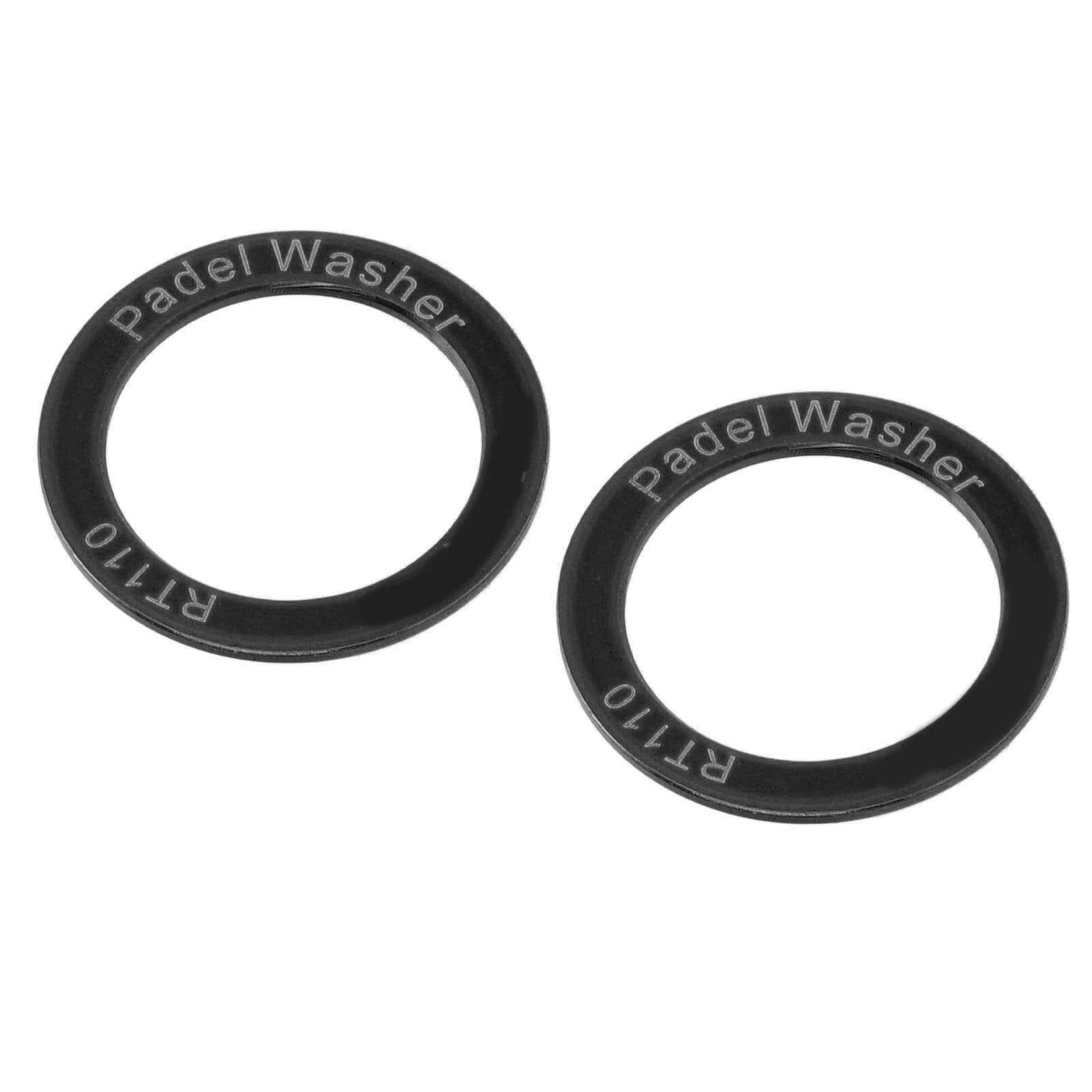 VBESTLIFE 2Pcs Rustproof Alloy Extended Bike Pedal Washers - Durable Pedal Gasket for Mountain Bikes & Road Bikes - Perfect for Cycling, Commuting & Outdoor Adventures
