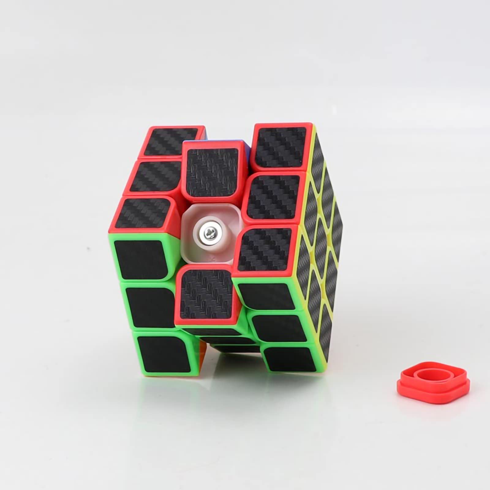 3x3 Speed Cube - Carbon Fiber Stickerless Magic Cube for Kids & Adults | Fast & Smooth Puzzle Game for Stress Relief & Brain Training
