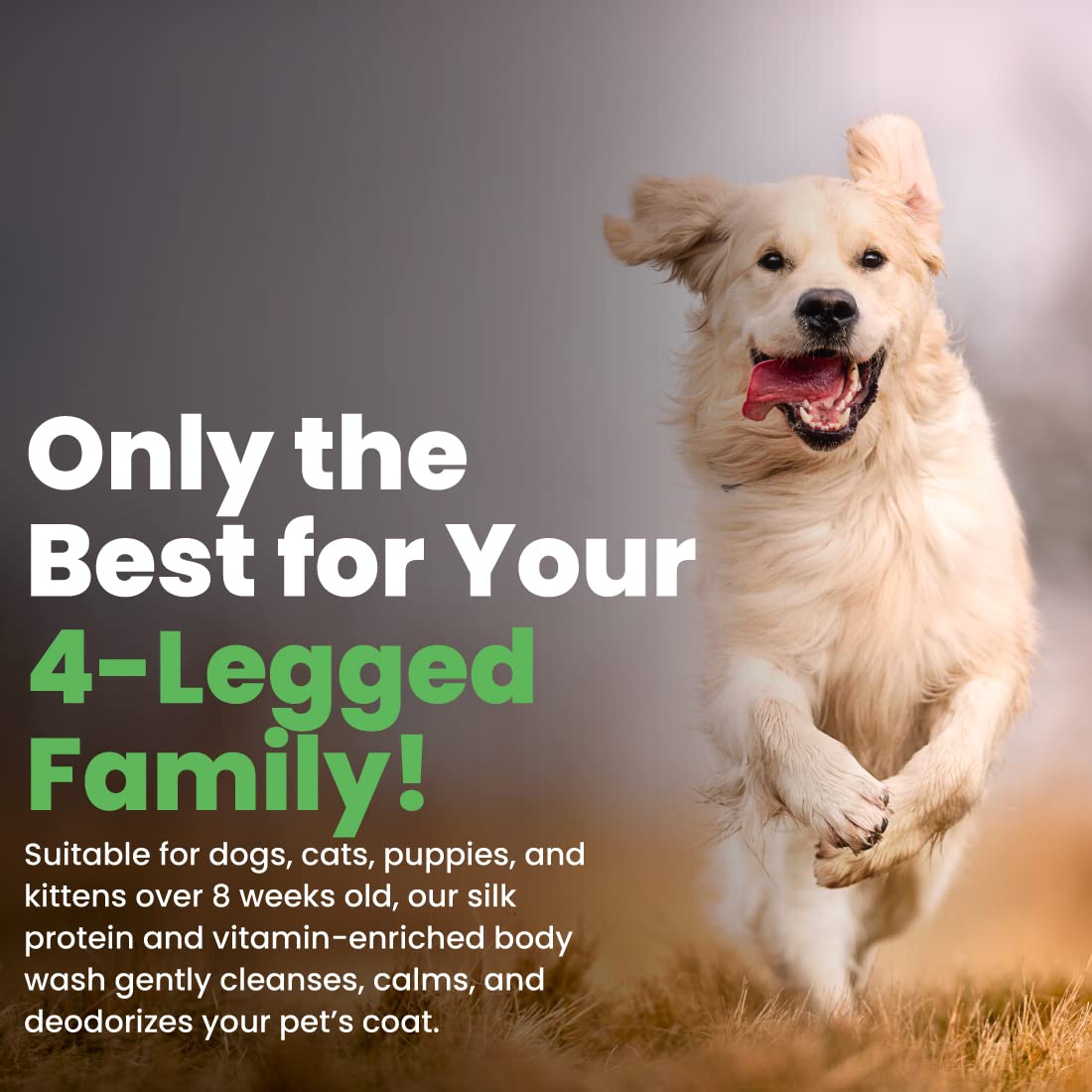 Best Shot Scentament Spa Caressing Puppy Wash - Baby Powder Scent, 16 oz | Gentle Dog Shampoo for Puppies & Sensitive Skin | Perfect for Bath Time & Grooming