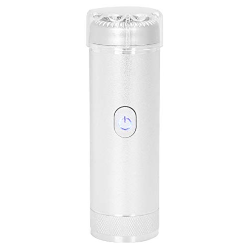 Premium Electric Shaver for Men - Waterproof & Washable with Detachable Cutter Head - Perfect Gift for Husband & Dad - Smooth Face Shaving at Home or Travel (Silver) - Ideal for Daily Grooming, Business Trips & Gym Use