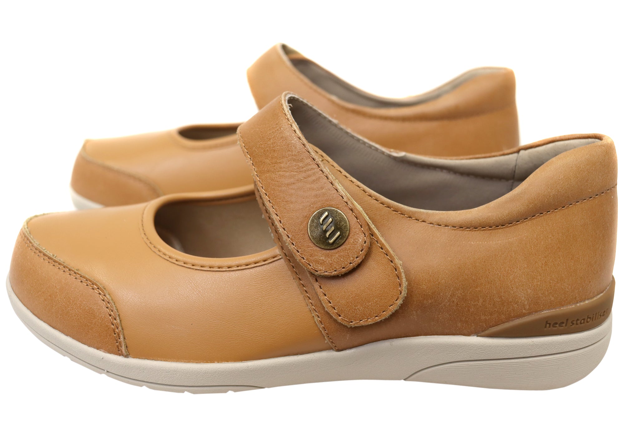 Homyped Maya Jane Women's Comfortable Wide Fit Shoes - Breathable Slip-On Loafers for Work, Travel & Everyday Wear