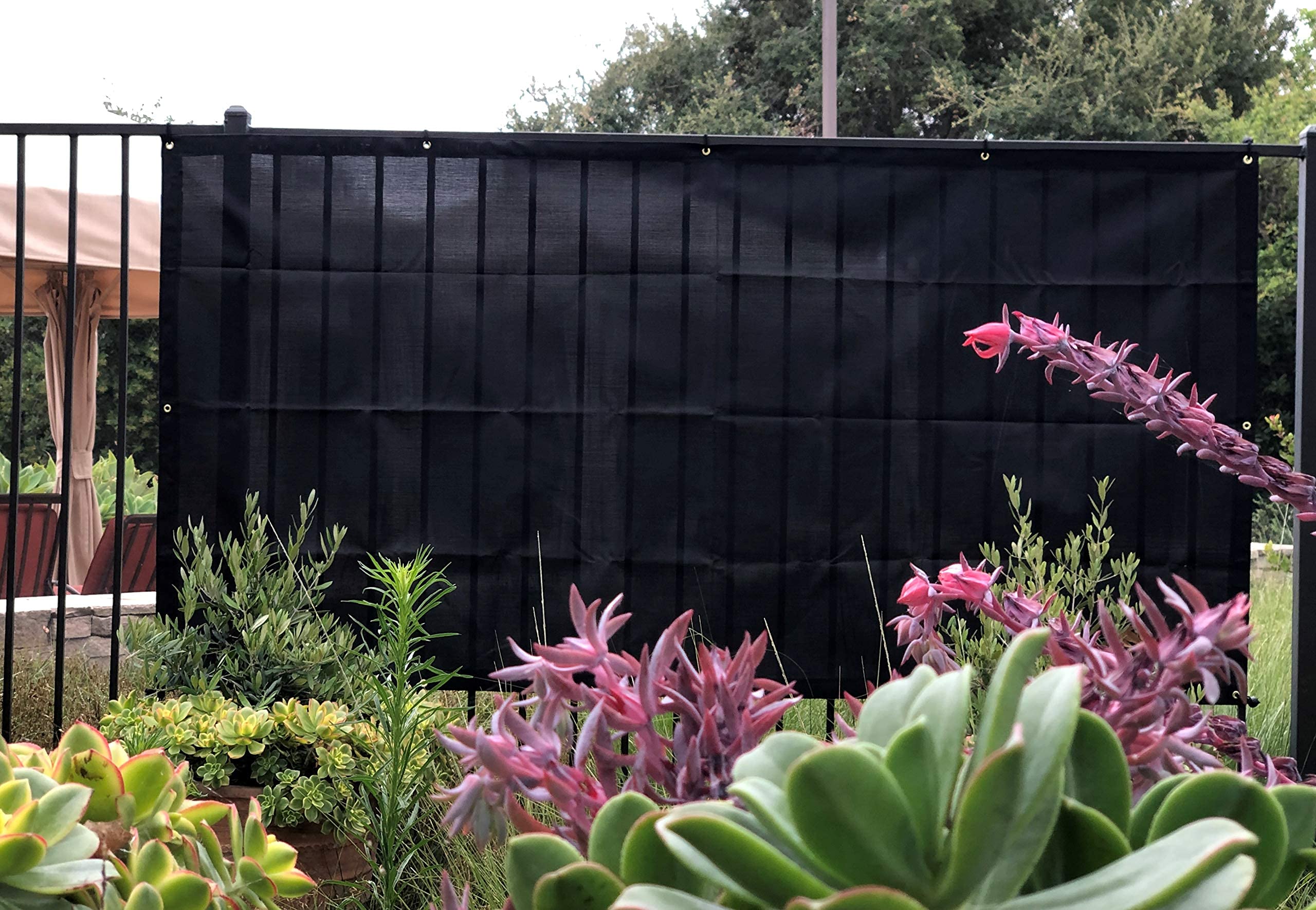 UV Block Sun Shade Screen Panel 8ft x 6ft - Formosa Covers for Backyard, Deck, Canopy, Gazebo, Pergola, Balcony, Porch & Patio - Durable Outdoor Shade Solution for Sun Protection & Privacy