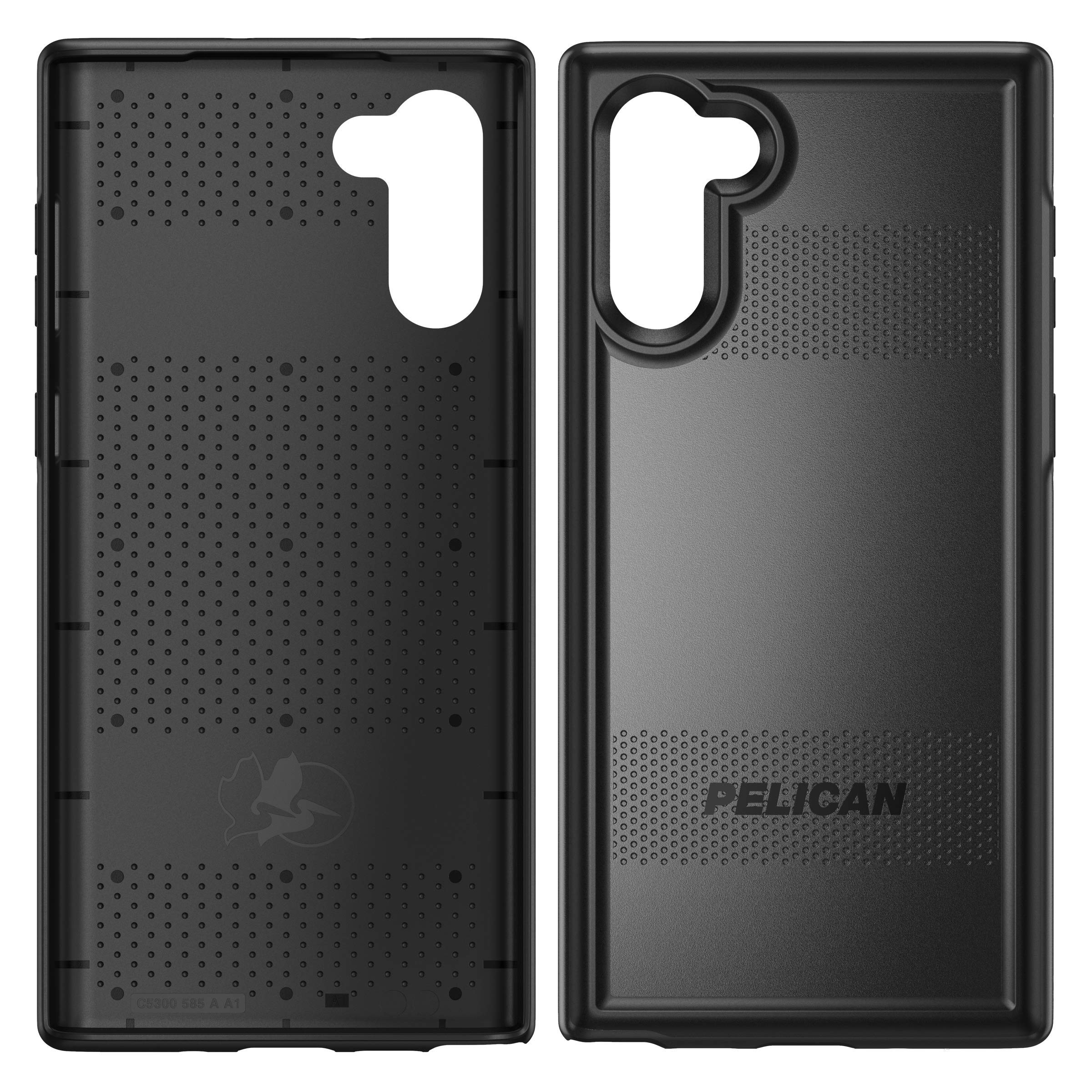 Pelican Samsung Galaxy Note 10 Case - Military Grade Drop Protection, Shockproof TPU & Polycarbonate Phone Cover for Samsung Note 10 (Black) | Perfect for Outdoor Adventures, Construction Sites & Active Lifestyles (Model C53000-001A-BKBK)