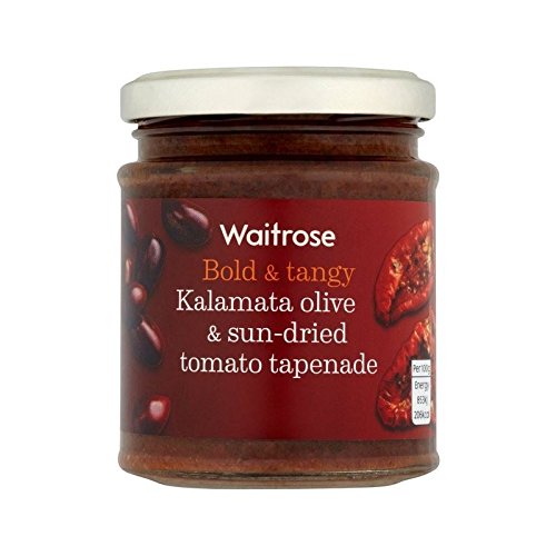 Waitrose Sundried Tomato & Olive Tapenade 165g | Gourmet Spread for Bread, Pasta & Appetizers | Perfect for Parties & Charcuterie Boards