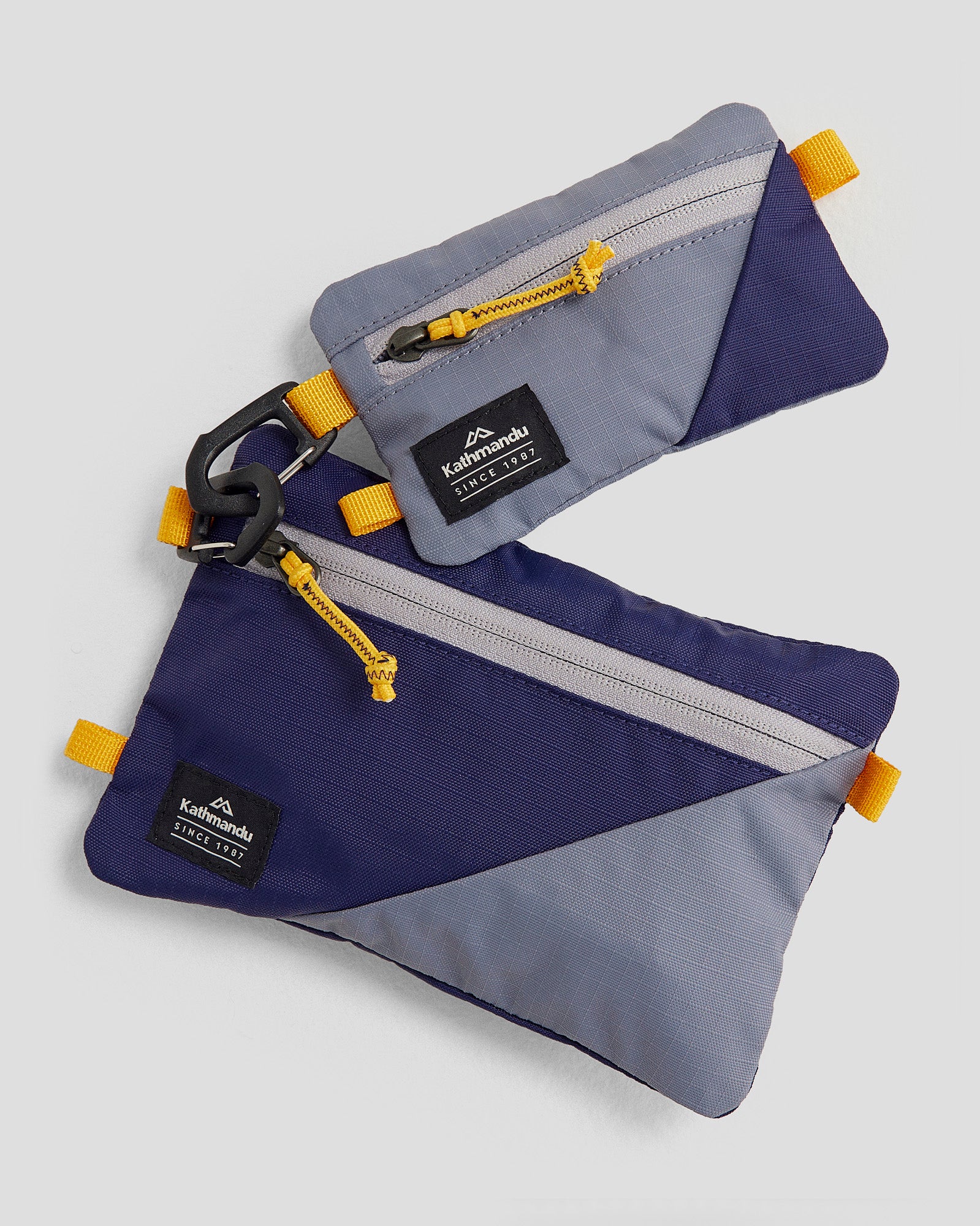 2-Pack Travel Pouch Set - Dark Horizon & Dark Haze Waterproof Organizer for Passport, Money & Essentials | Perfect for Air Travel, Vacations & Daily Commute