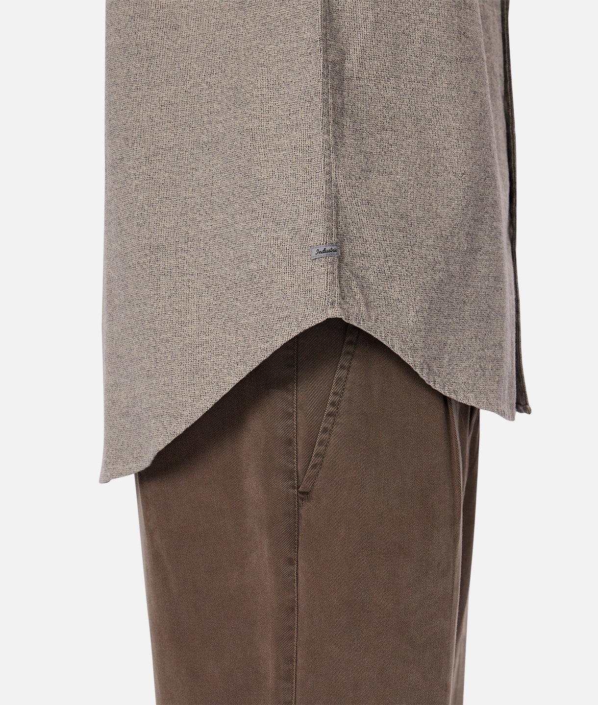 Abington Long Sleeve Shirt - Classic Salt & Pepper Color - Perfect for Office Wear & Casual Outfits