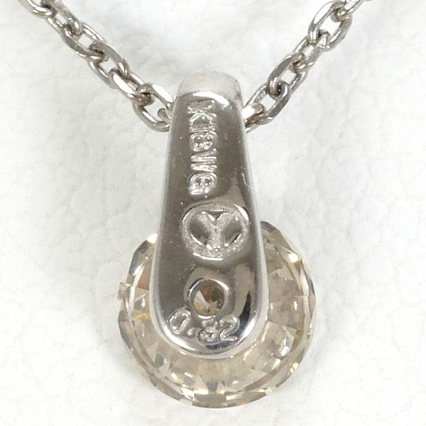 18K White Gold Brown Diamond Necklace - 0.32ct, 40cm (16 Inches) - Elegant Jewelry for Women, Perfect for Weddings, Anniversaries & Special Occasions
