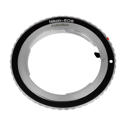 Fotodiox Nikon F to Canon EF Lens Mount Adapter with Focus Confirmation Chip - Compatible with Nikon Nikkor F Mount DSLR Lenses & Canon EOS EF/EF-S Camera Bodies - Perfect for Photography, Videography & Multi-Camera Setup