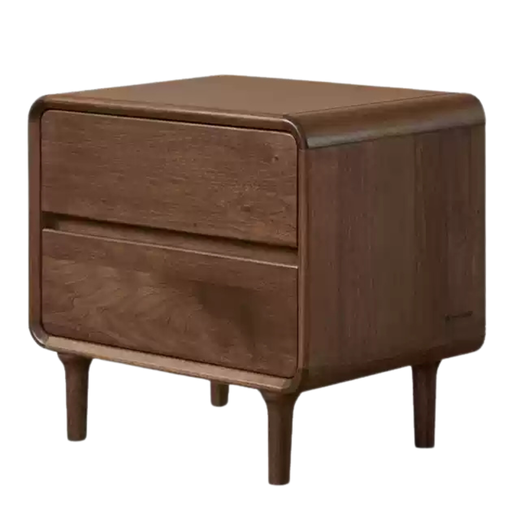 17.7x13.8x18.5 inch / 45x35x47cm / walnut color / Caluswood bedside table