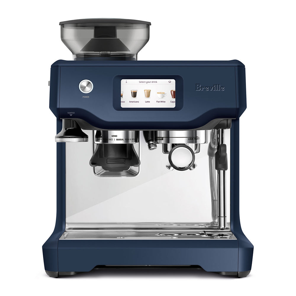 Breville Barista Touch Automatic Espresso Machine with Built-in Grinder - Damson Blue (BES880DBL1BCA1) | Perfect for Home Baristas & Coffee Lovers, Ideal for Kitchen Countertops & Entertaining Guests